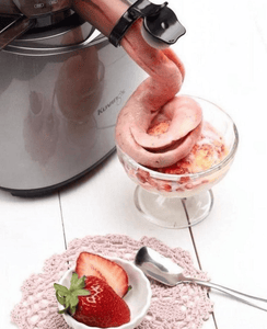 Helado de Banana y Frutilla